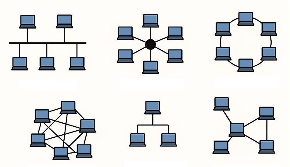 দ্বিতীয় অধ্যায় পাঠ-১০ঃ নেটওয়ার্ক টপোলজি